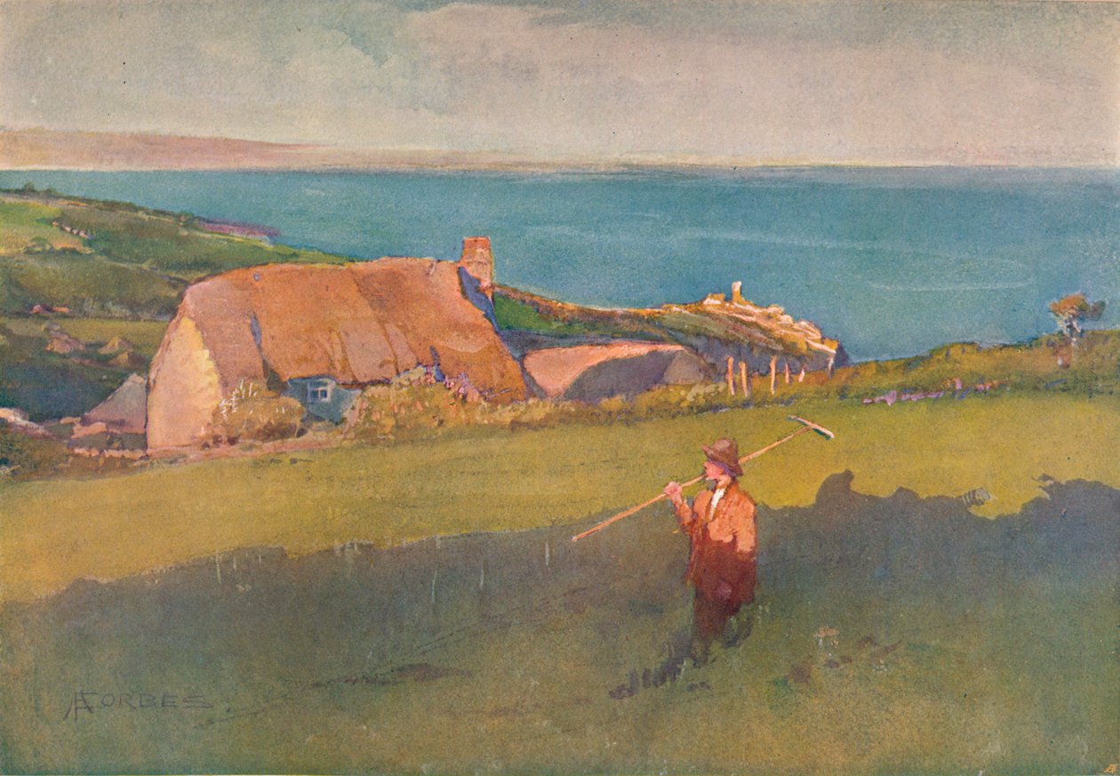 „Przez Mounts Bay”, c1880 autorstwa Elizabeth Adela Forbes