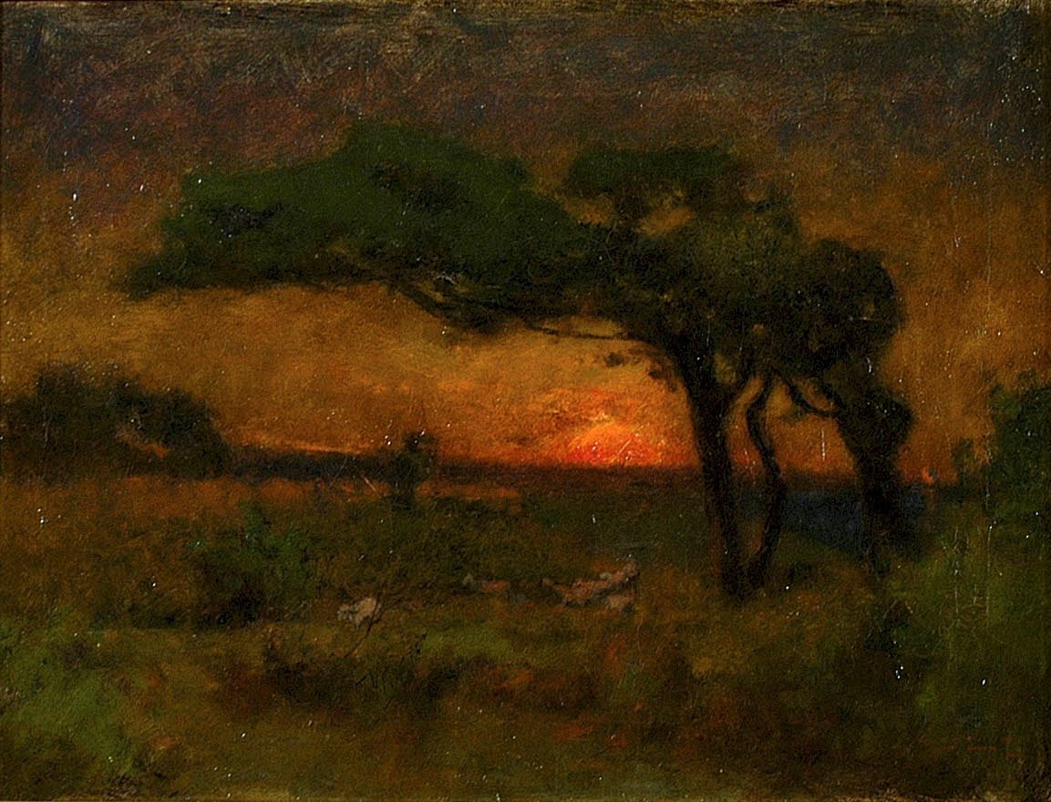 Wieczorny krajobraz autorstwa Elliot Daingerfield