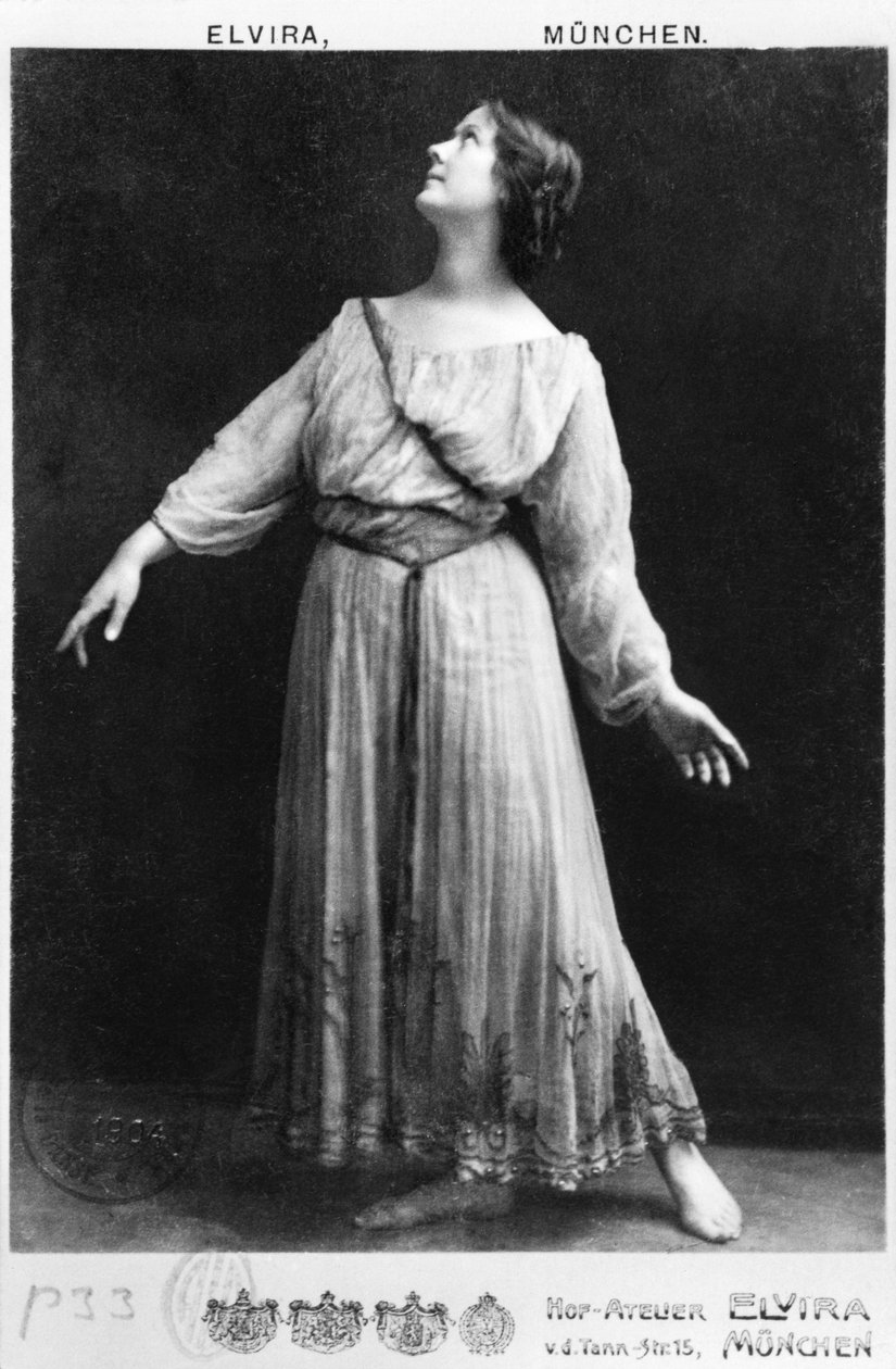 Isadora Duncan (1877-1927) ok. 1903-04 autorstwa Elvira Studio