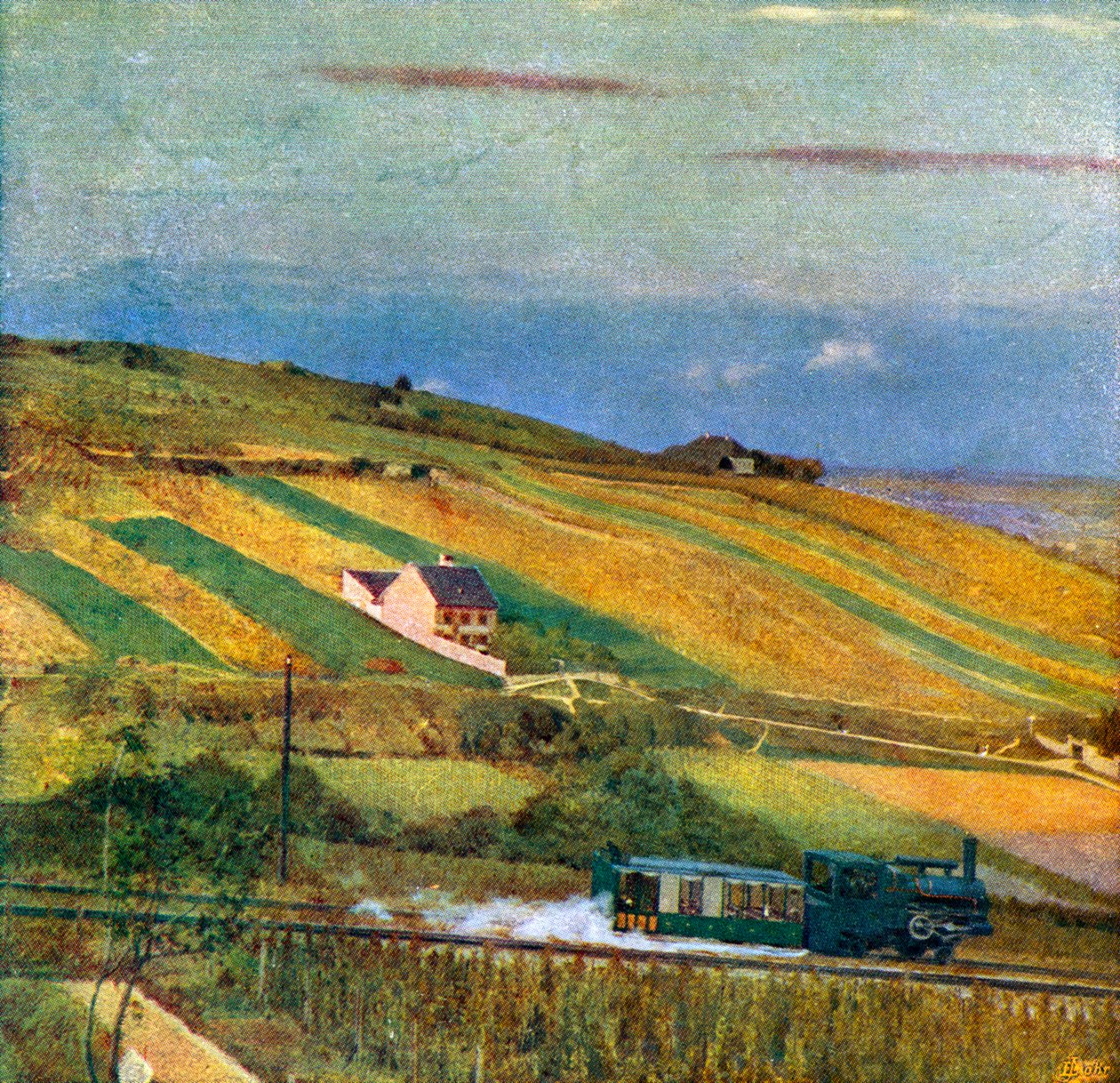 Wieś pod Wiedniem - autorstwa Emanuel Baschny