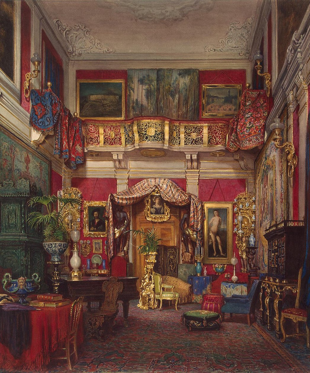 Pokój w Villa di Quarto, niedaleko Florencji autorstwa Emanuel Stöckler