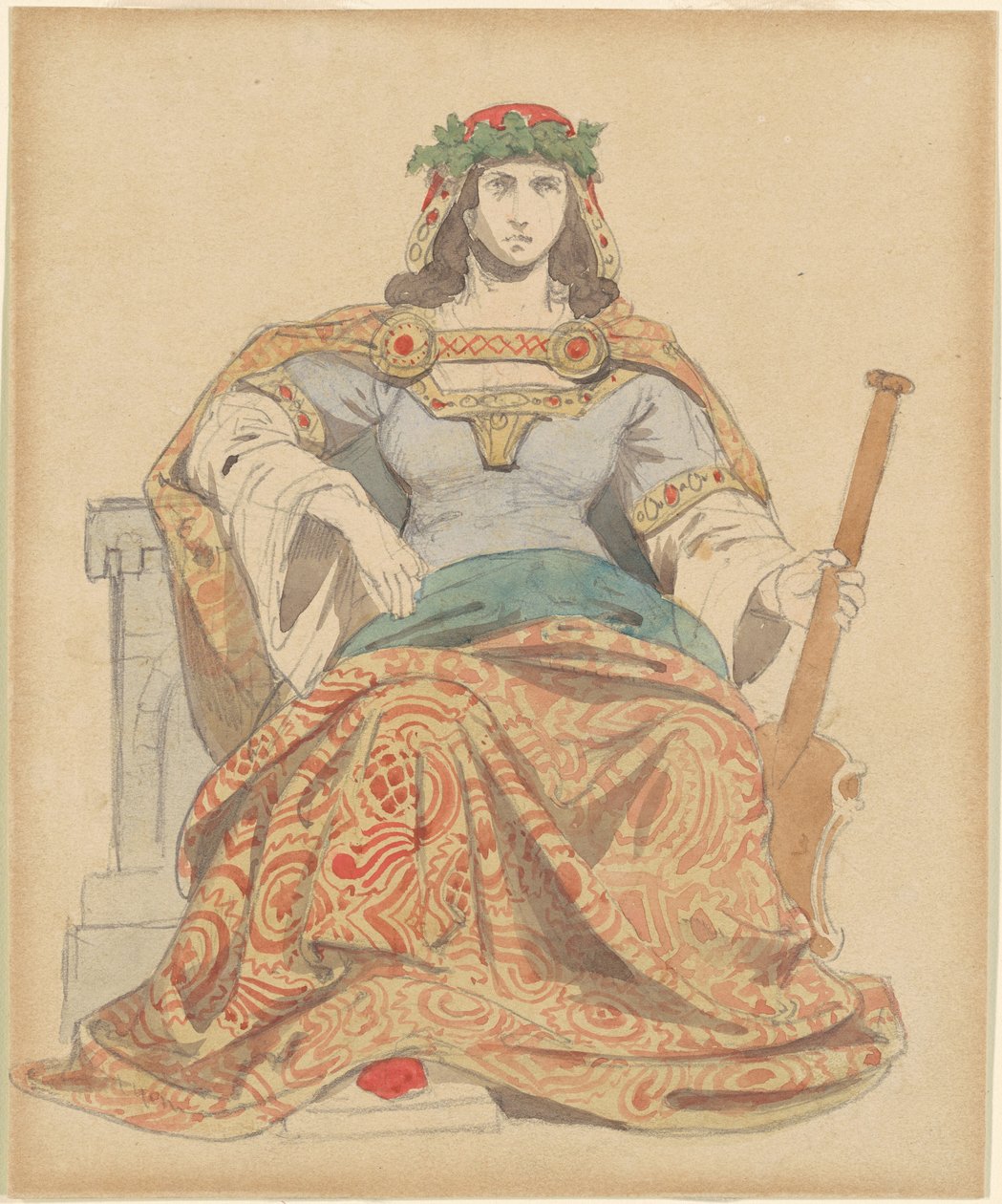 Żeńskie Bóstwo autorstwa Emanuel Gottlieb Leutze