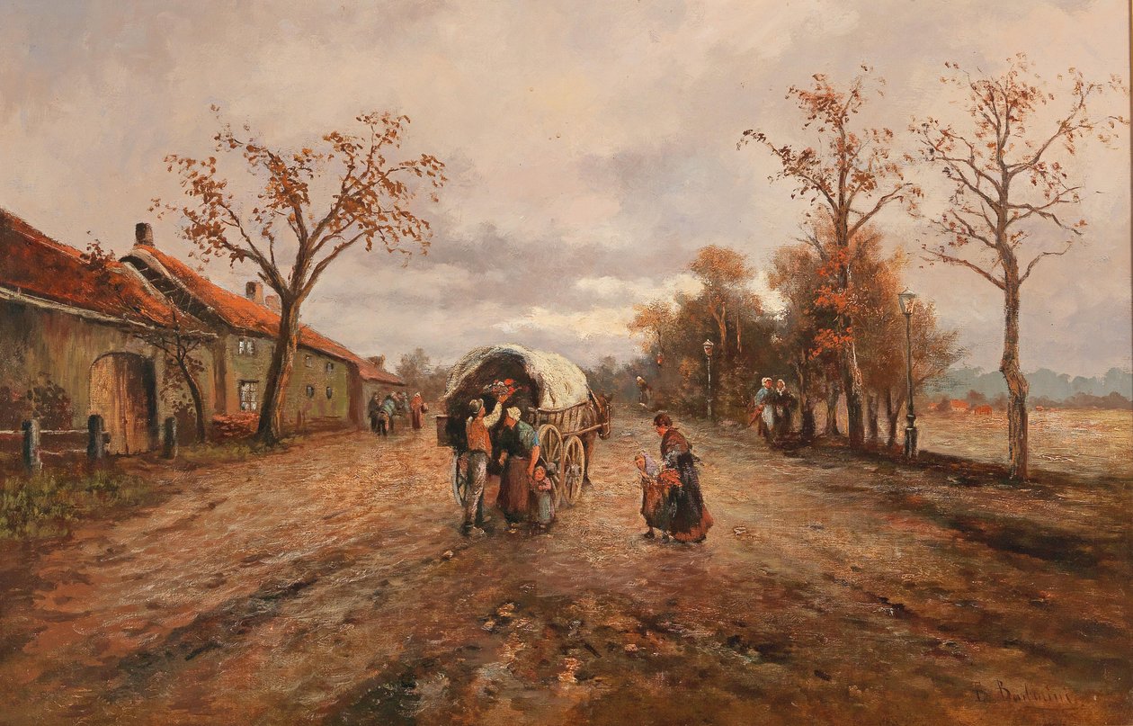 Na wiejskiej drodze autorstwa Emil Barbarini