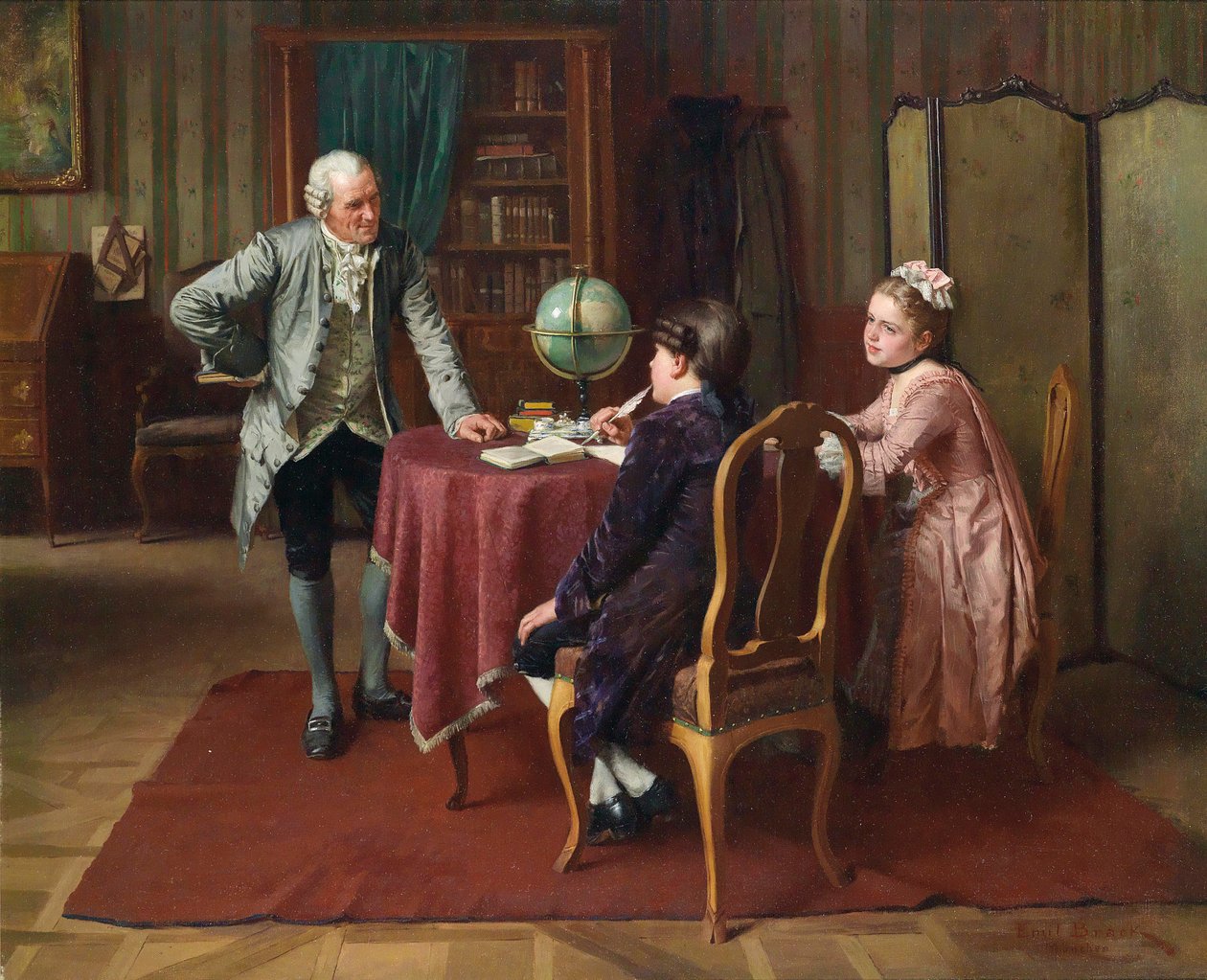 Lekcja geografii autorstwa Emil Brack
