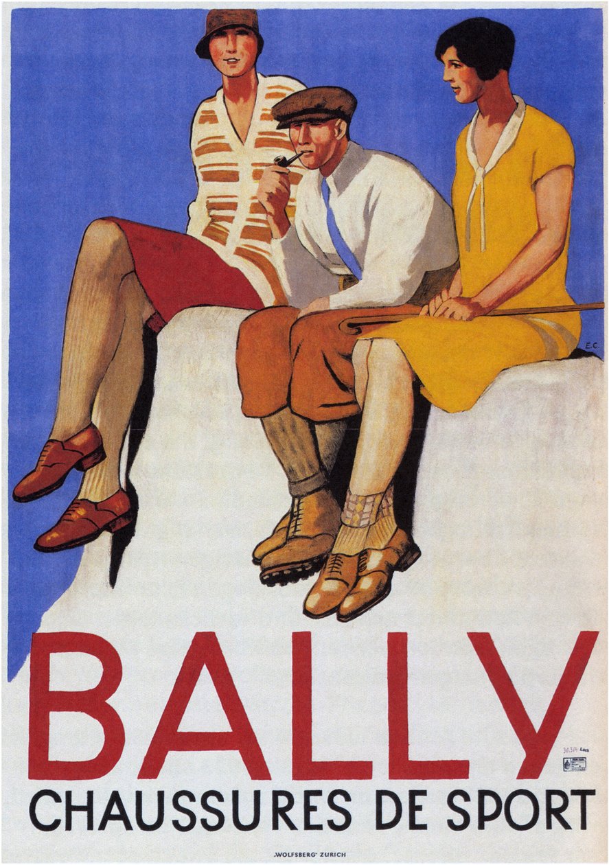 Buty sportowe Bally, 1928 autorstwa Emil Cardinaux