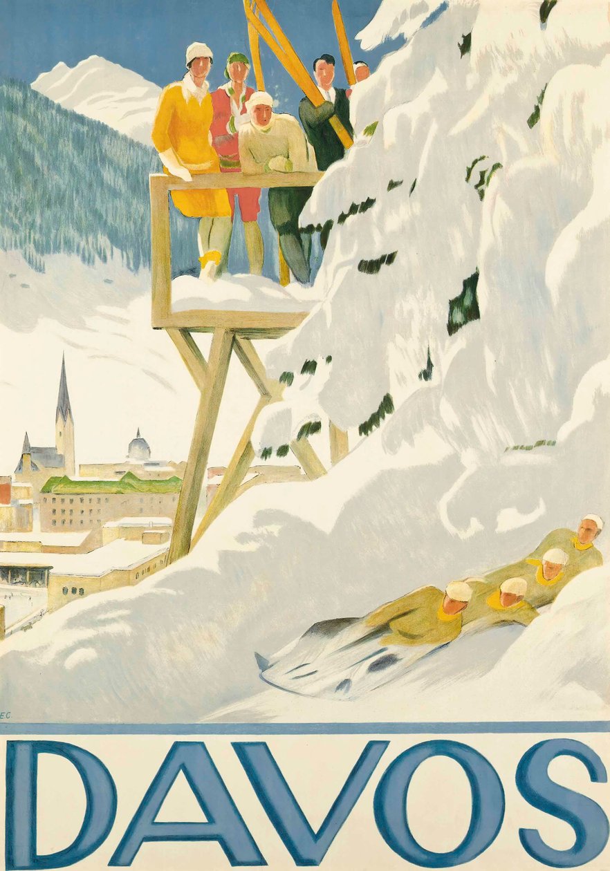 Davos autorstwa Emil Cardinaux