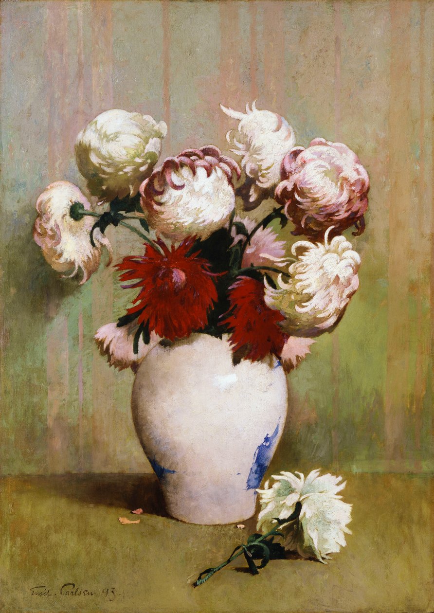 Chryzantemy autorstwa Emil Carlsen