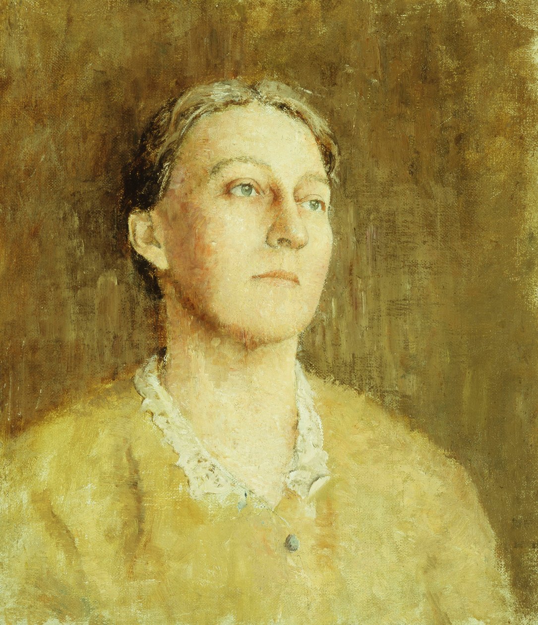 Portret żony artysty autorstwa Emil Carlsen