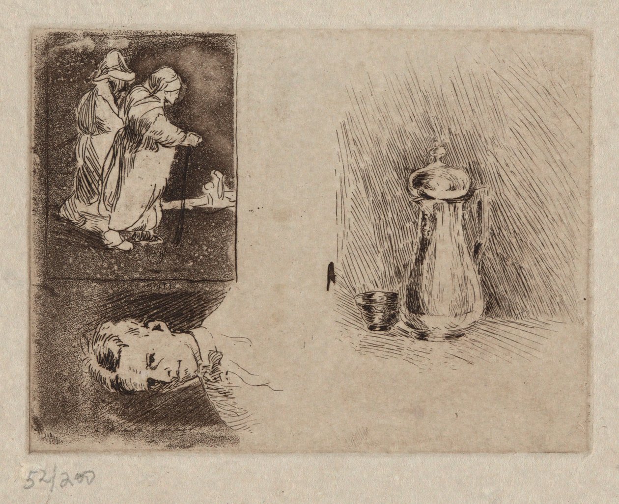 Trzy studia autorstwa Emil Carlsen