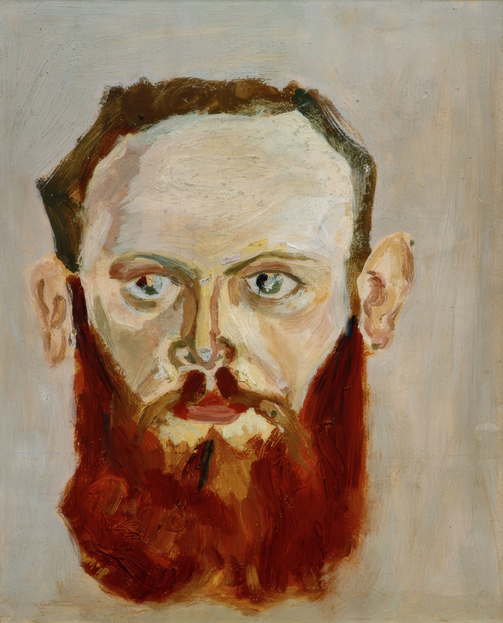 Portret mężczyzny z pełną brodą autorstwa Emil Hertzka