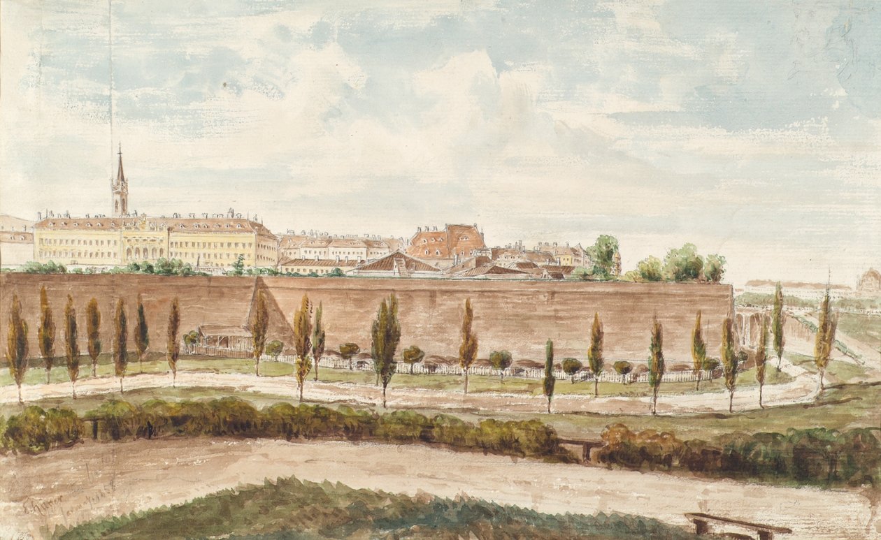 Bastion Augustyński w Wiedniu autorstwa Emil Hütter