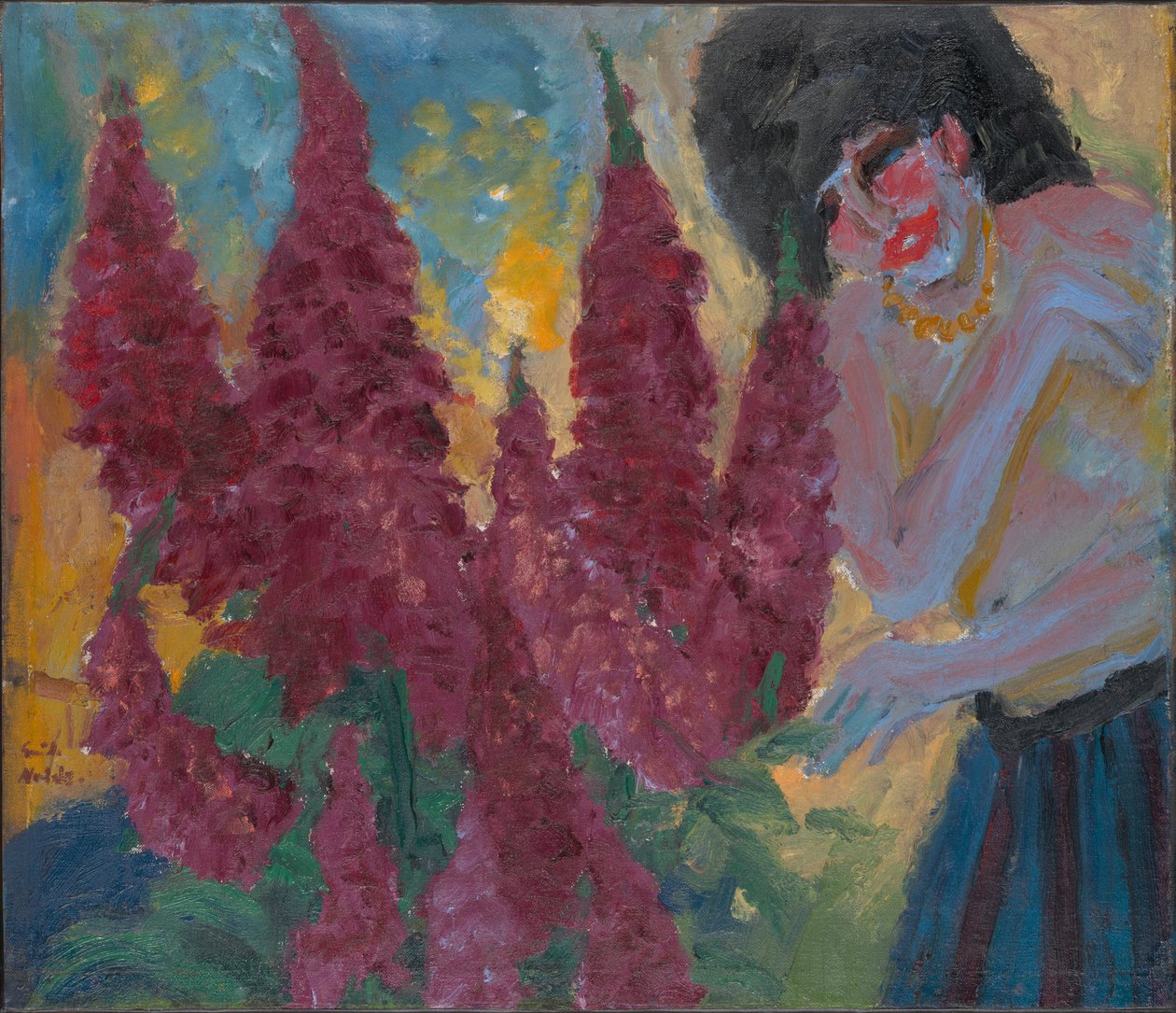Poranek w Ogrodzie Kwiatowym autorstwa Emil Nolde