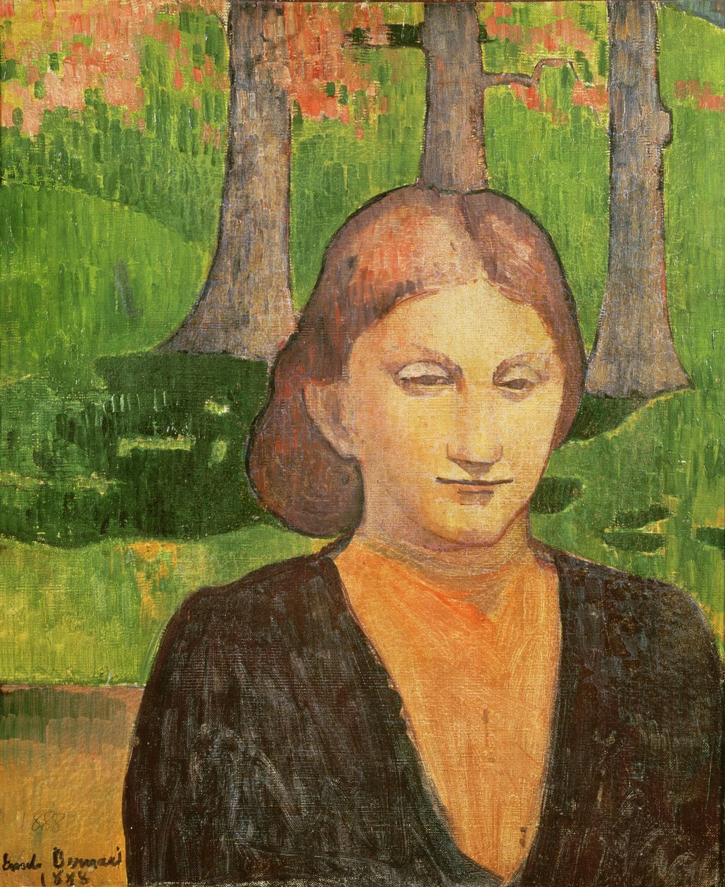 Portret mojej siostry Madeleine, 1888 autorstwa Emile Bernard