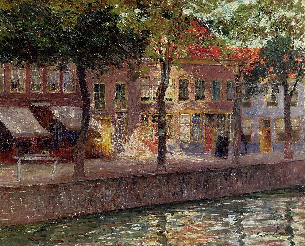 Kanał w Zelandii autorstwa Emile Claus