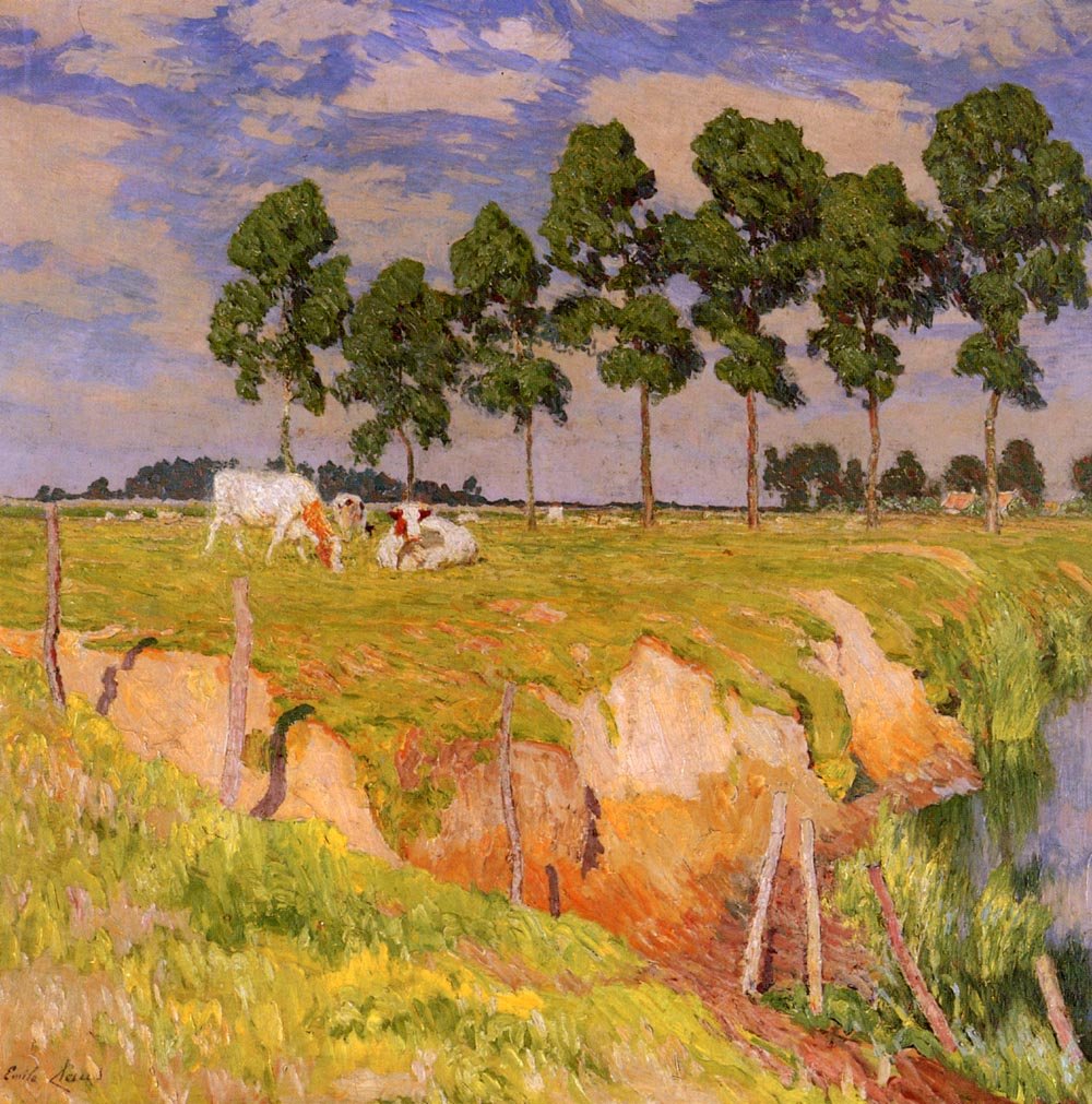 La Berge Rangee autorstwa Emile Claus