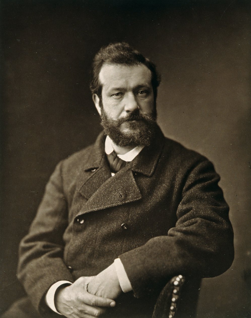 Felix Bracquemond (1833-1914), z „Galerie Contemporaine”, c.1874-78 autorstwa Emile Courtin