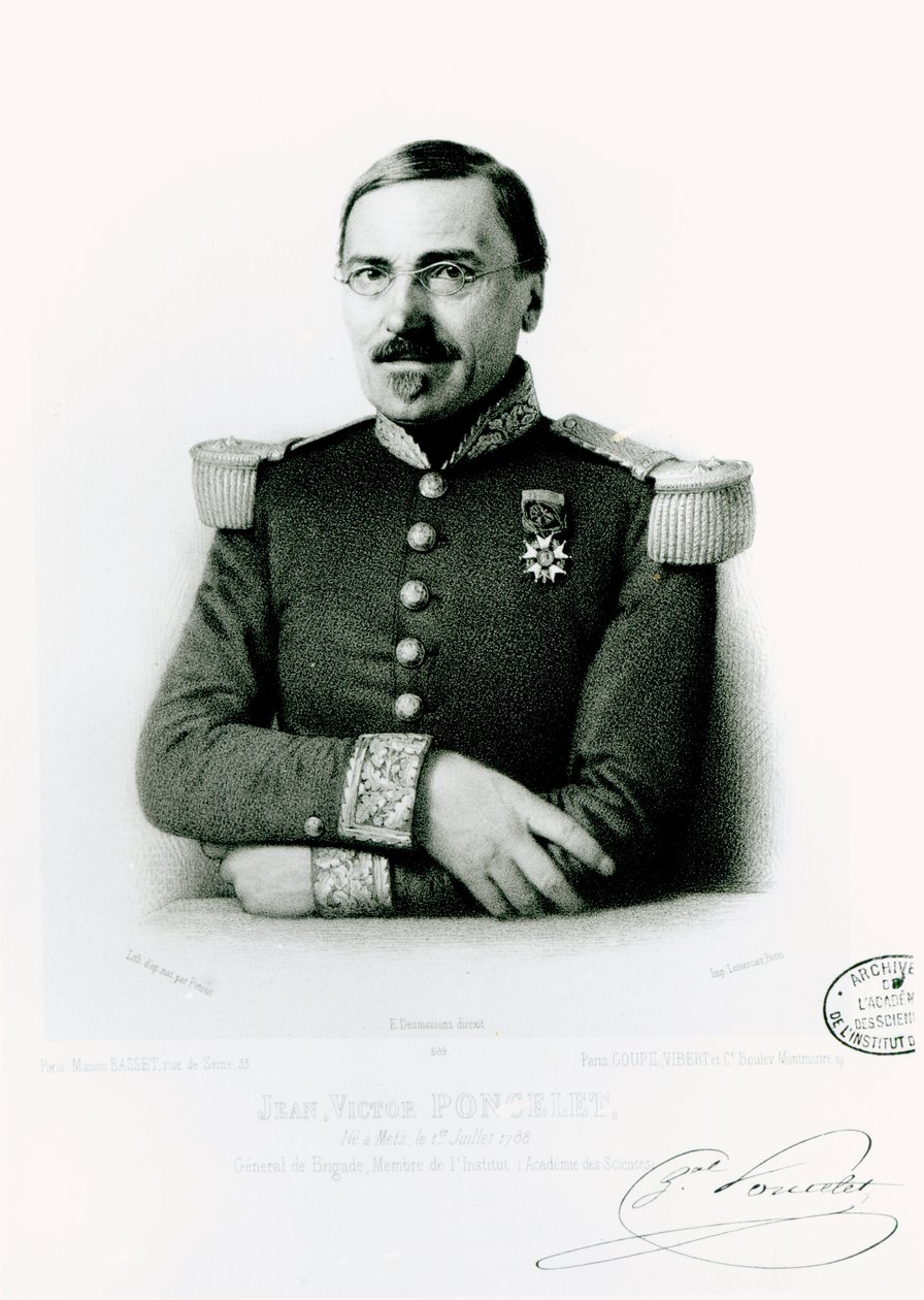 Jan Wiktor Poncelet (1788-1867) autorstwa Emile Desmaisons