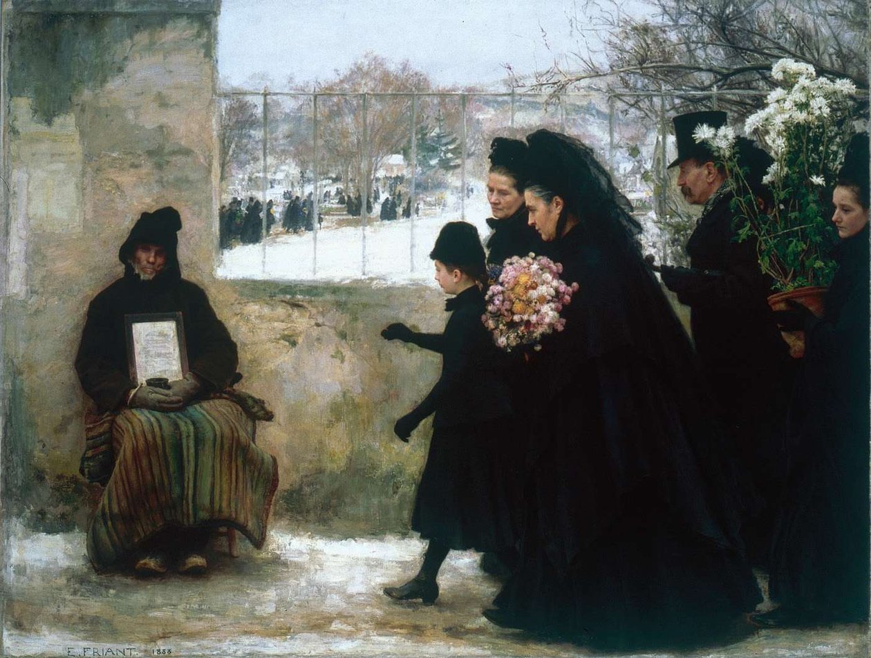  La ToussaintnAngielski: Dzień Wszystkich Świętychn: n autorstwa Emile Friant