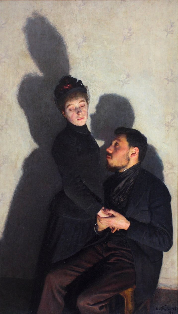 Ombres porteesnDeutsch: SchlagschattennAngielski: Cast ShadowsnEspanol: Sombras marcadasnItaliano: Shadows projectaten: n autorstwa Emile Friant