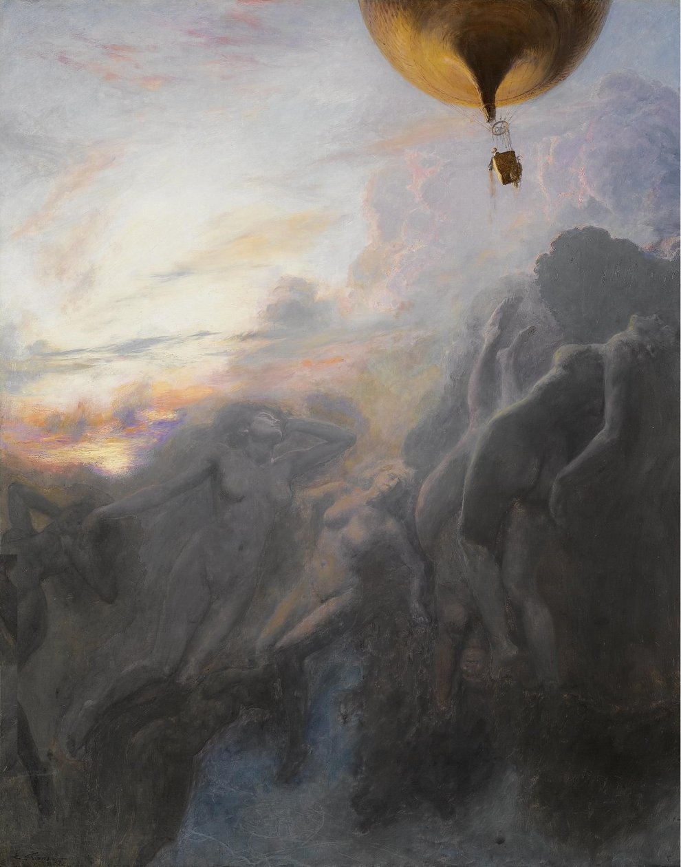 Podróż w nieskończoność autorstwa Emile Friant
