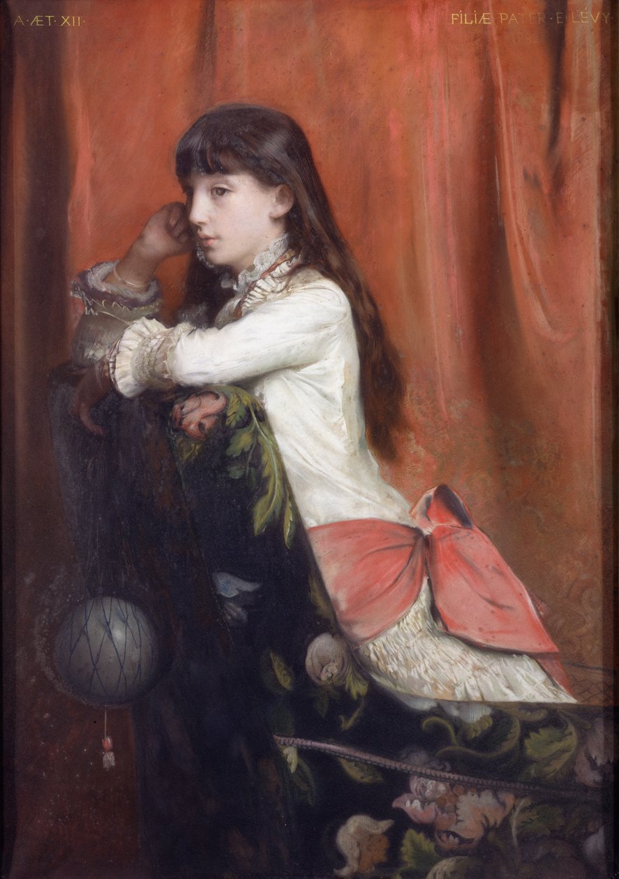 Panna Lia Levy, 1882 autorstwa Emile Levy