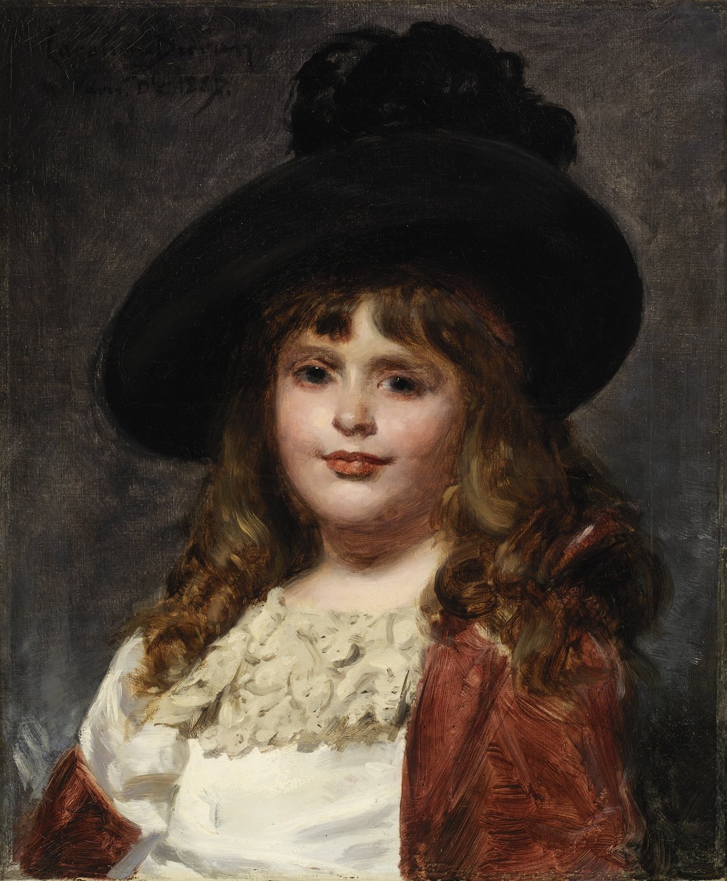 Laura at Seven autorstwa Emile Auguste Carolus Duran