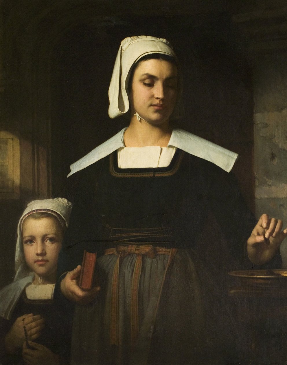 Roztocze wdowy, 1869 autorstwa Emile Auguste Hublin