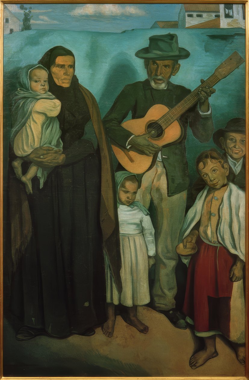 Hiszpańscy żebracy autorstwa Emile Bernard