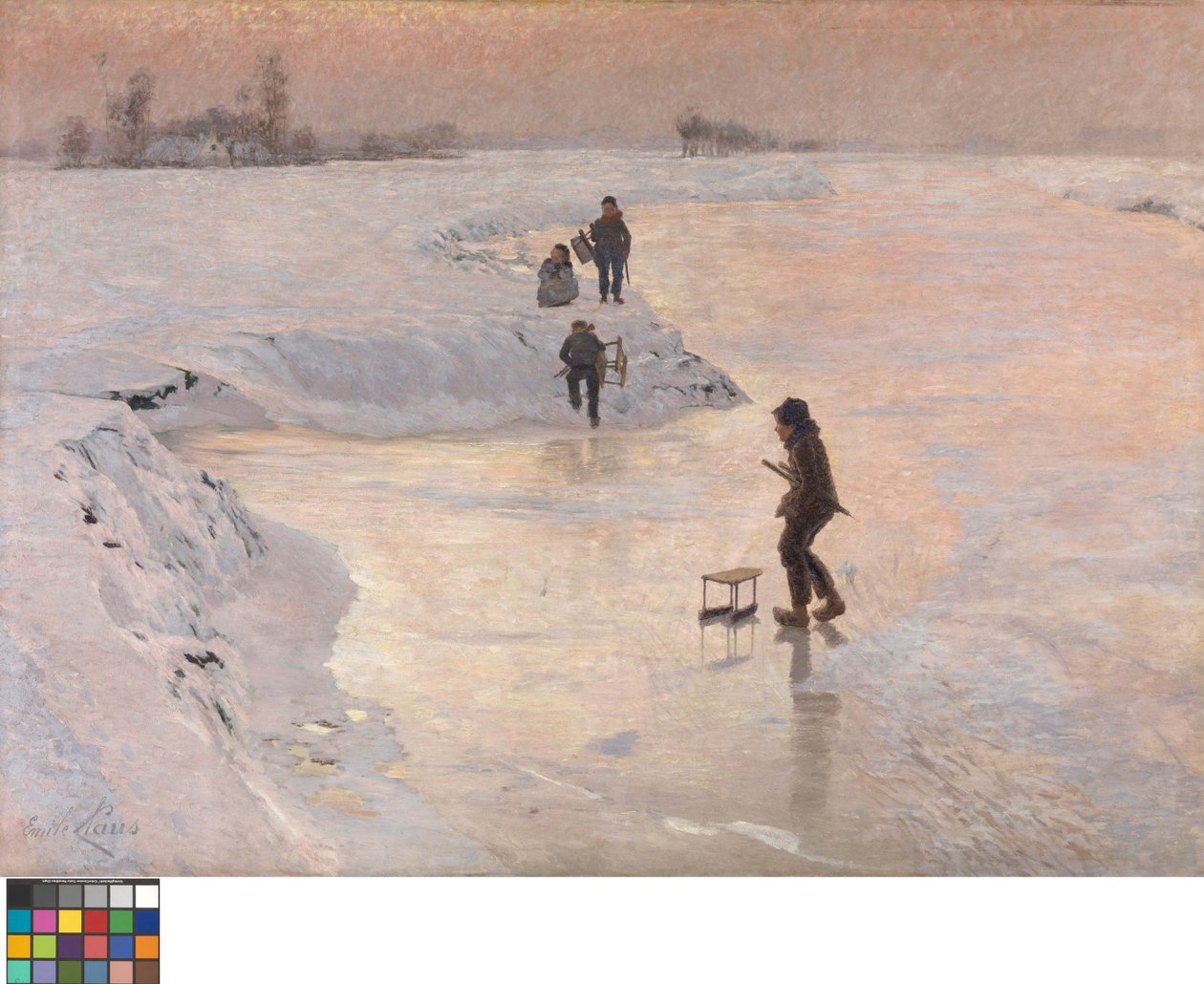 Włoski: The Skaters autorstwa Emile Claus