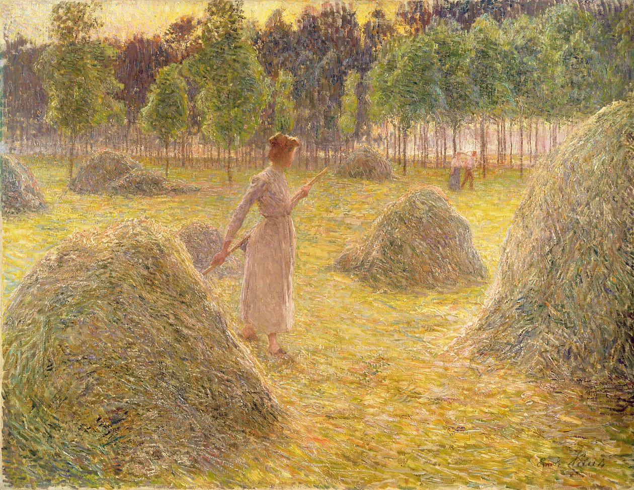 The Gleaners, połowa lat 90. XIX wieku autorstwa Emile Claus