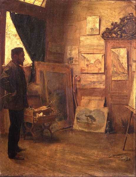 W studiu autorstwa Emile Friant