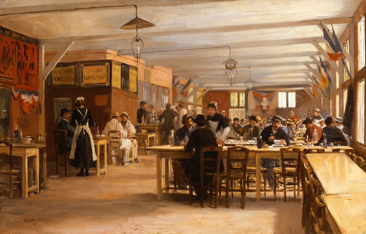 Kawiarnia autorstwa Emile Georges Weiss