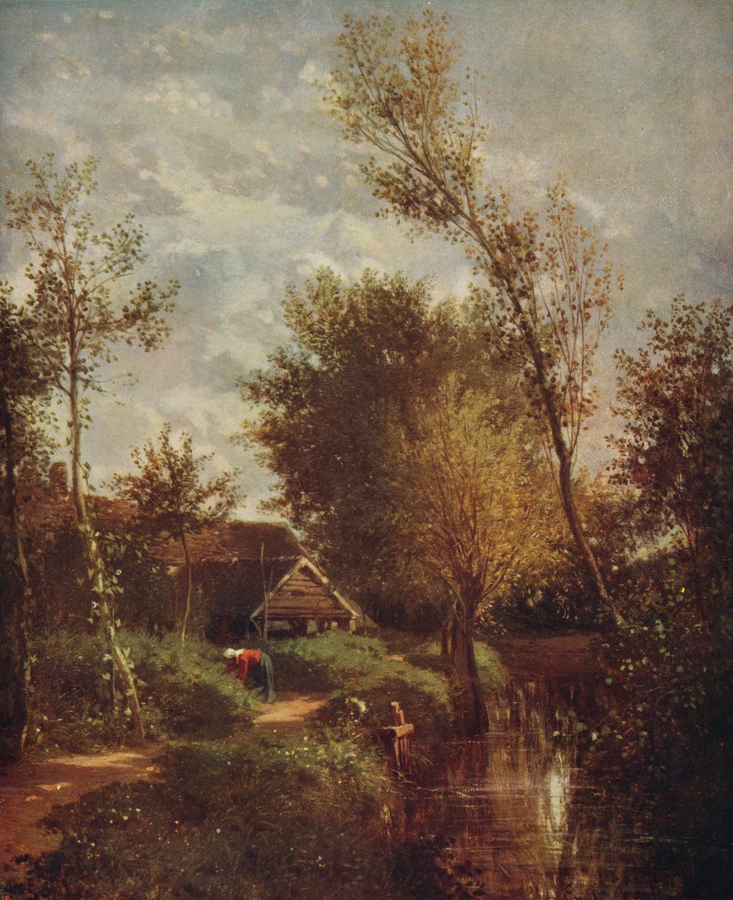 Ecouen, 1858, c1915 autorstwa Emile Lambinet