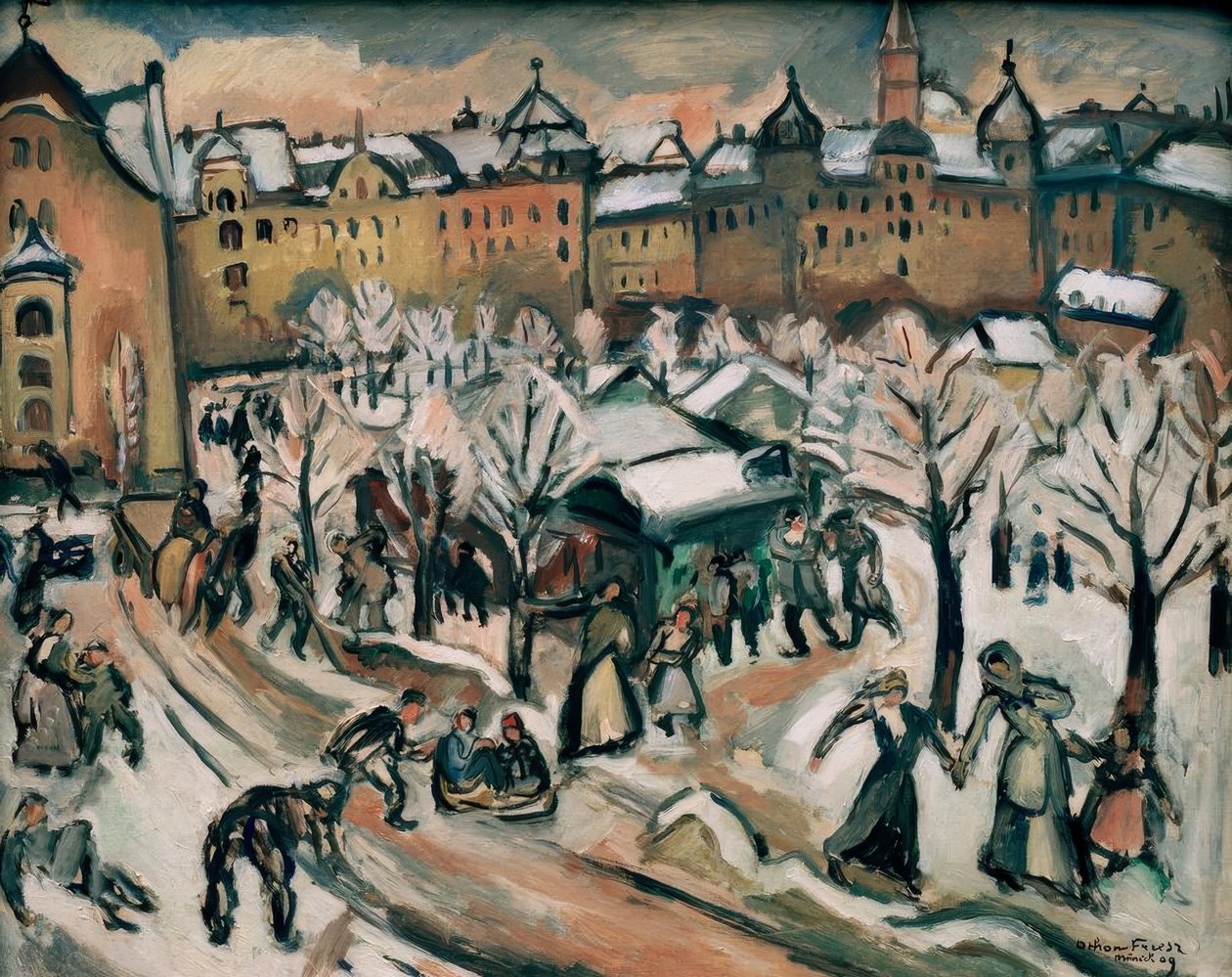 Neige w Monachium autorstwa Emile Othon Friesz