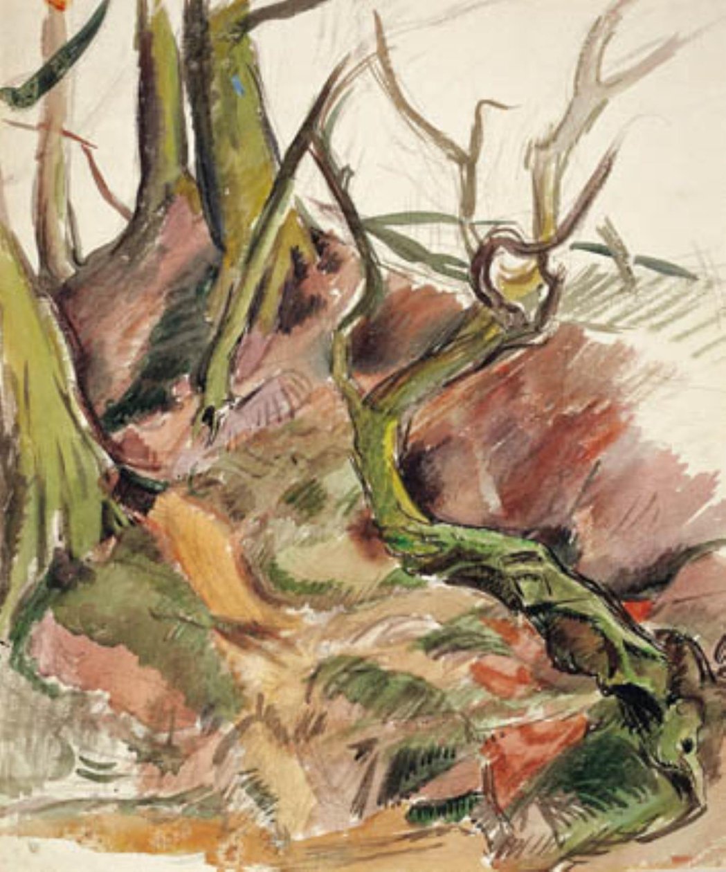Badanie drewna. autorstwa Emile Othon Friesz