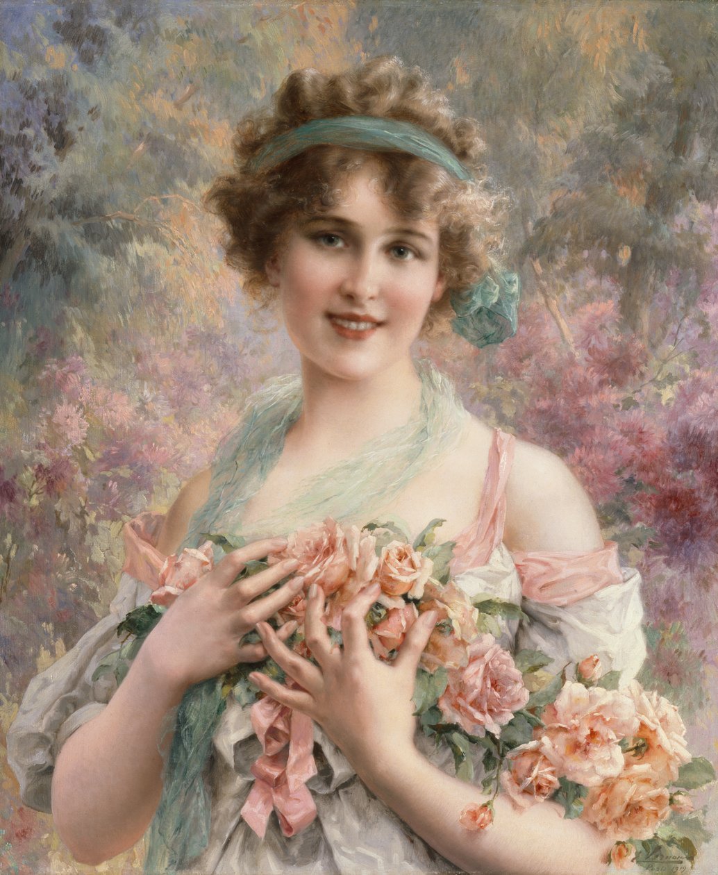 Piękna Róża autorstwa Emile Vernon