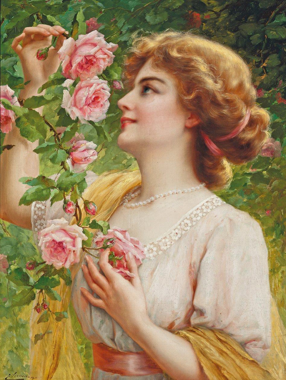 Pachnące róże autorstwa Emile Vernon