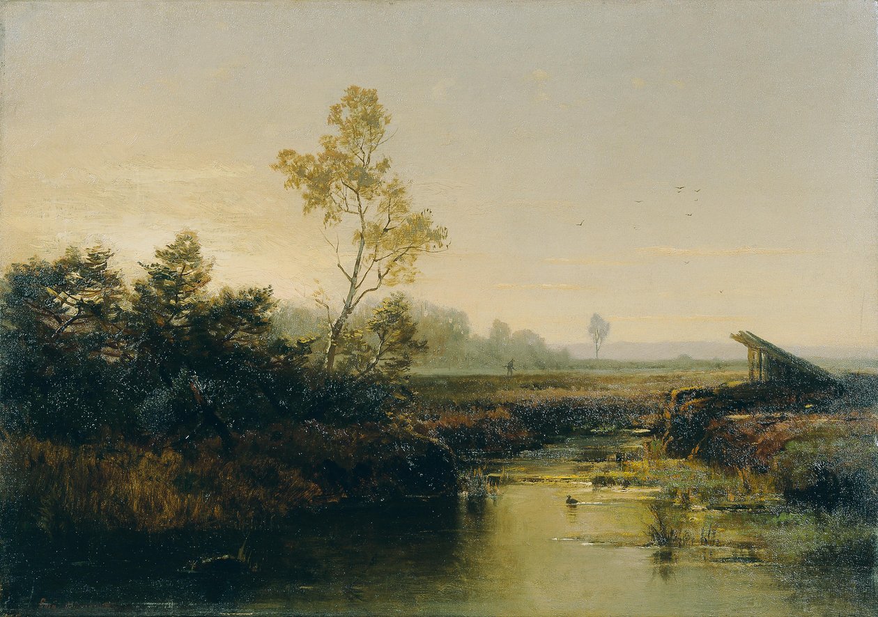 Moorlandschaft autorstwa Emilie Mediz Pelikan
