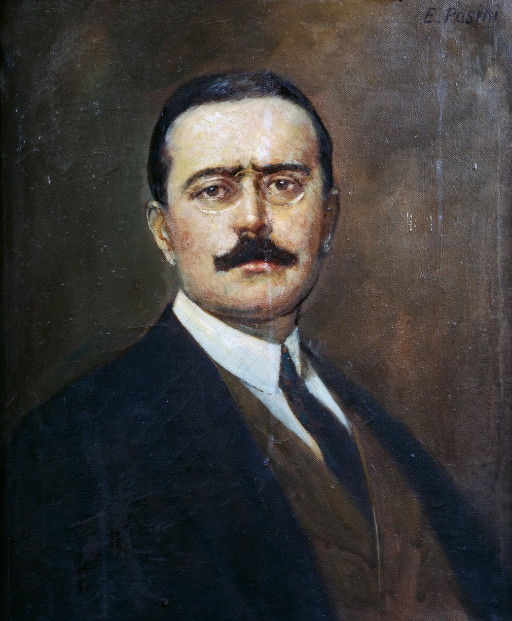 Portret Ugo da Como (Brescia autorstwa Emilio Pasini