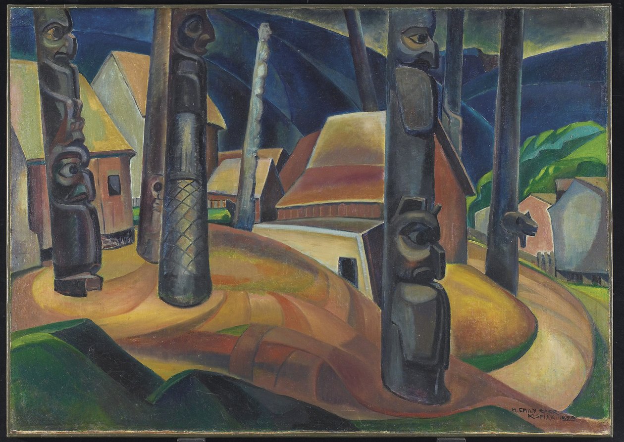 Wieś Kispiax autorstwa Emily Carr