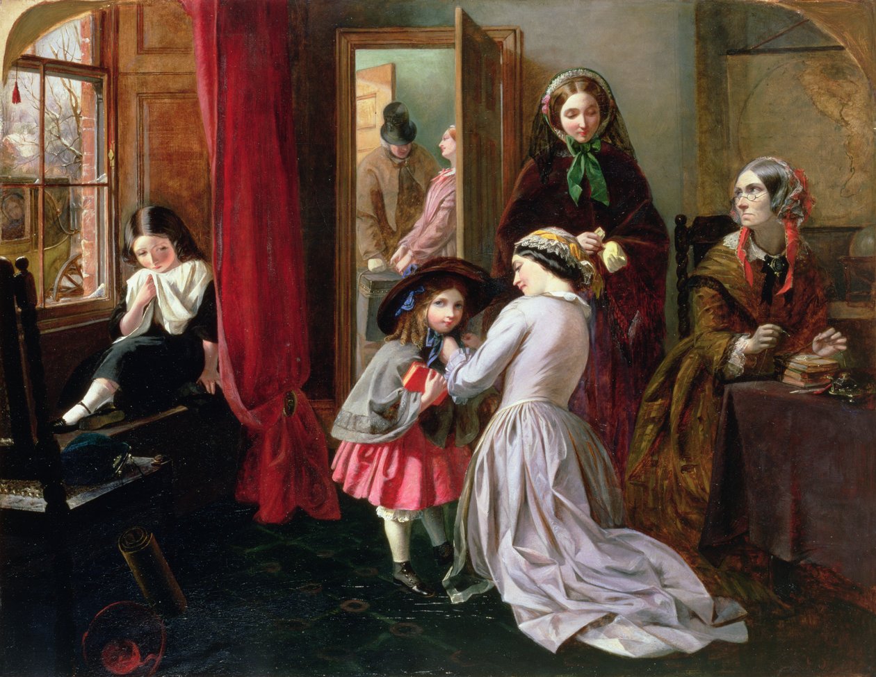 Myśli domowe, 1856 autorstwa Emily Mary Osborn