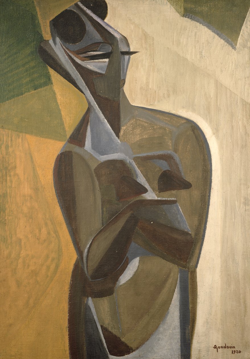 Akt, 1920 r. autorstwa Emmanuel Gondouin