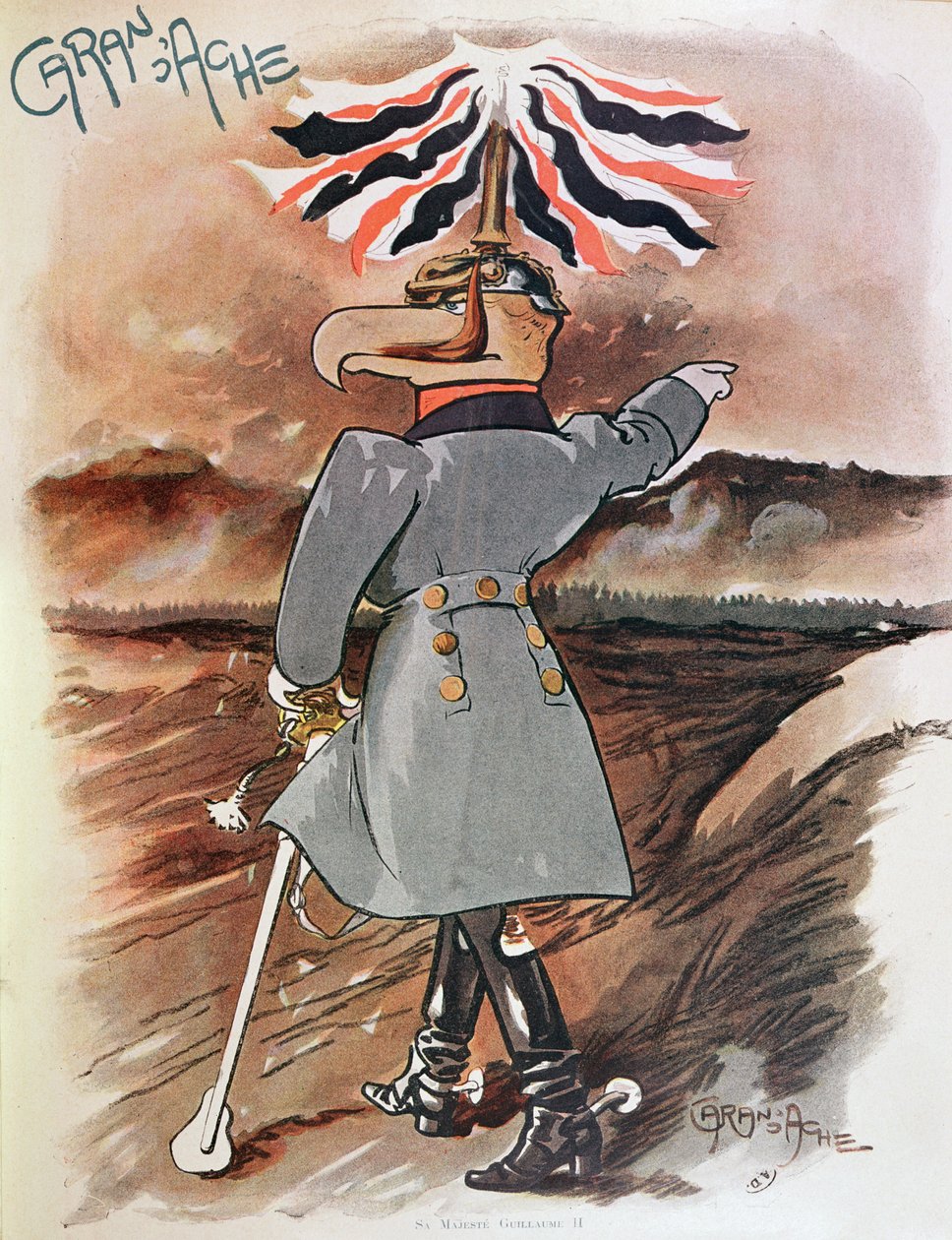 Kaiser Wilhelm II (1859-1941) ok. 1902 r. autorstwa Emmanuel Poire Caran D