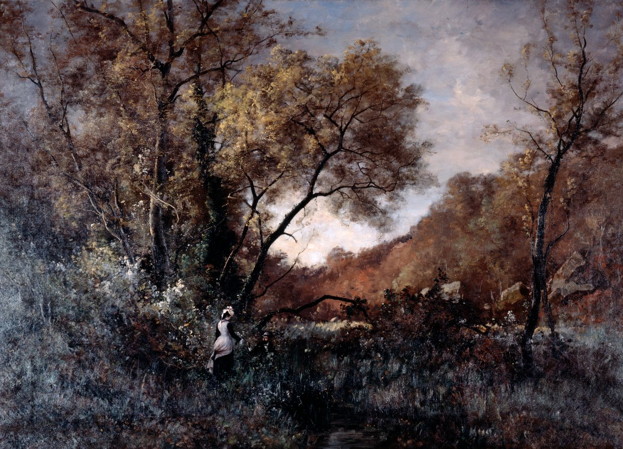 Kwiaty w kwietniu 1877 autorstwa Emmanuel Lansyer