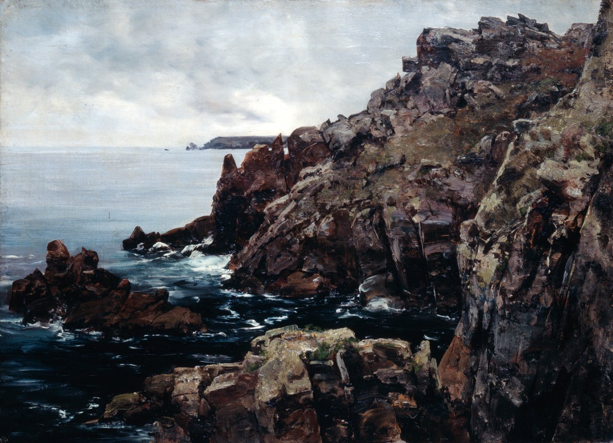 Przylądek Raz, 1884 autorstwa Emmanuel Lansyer