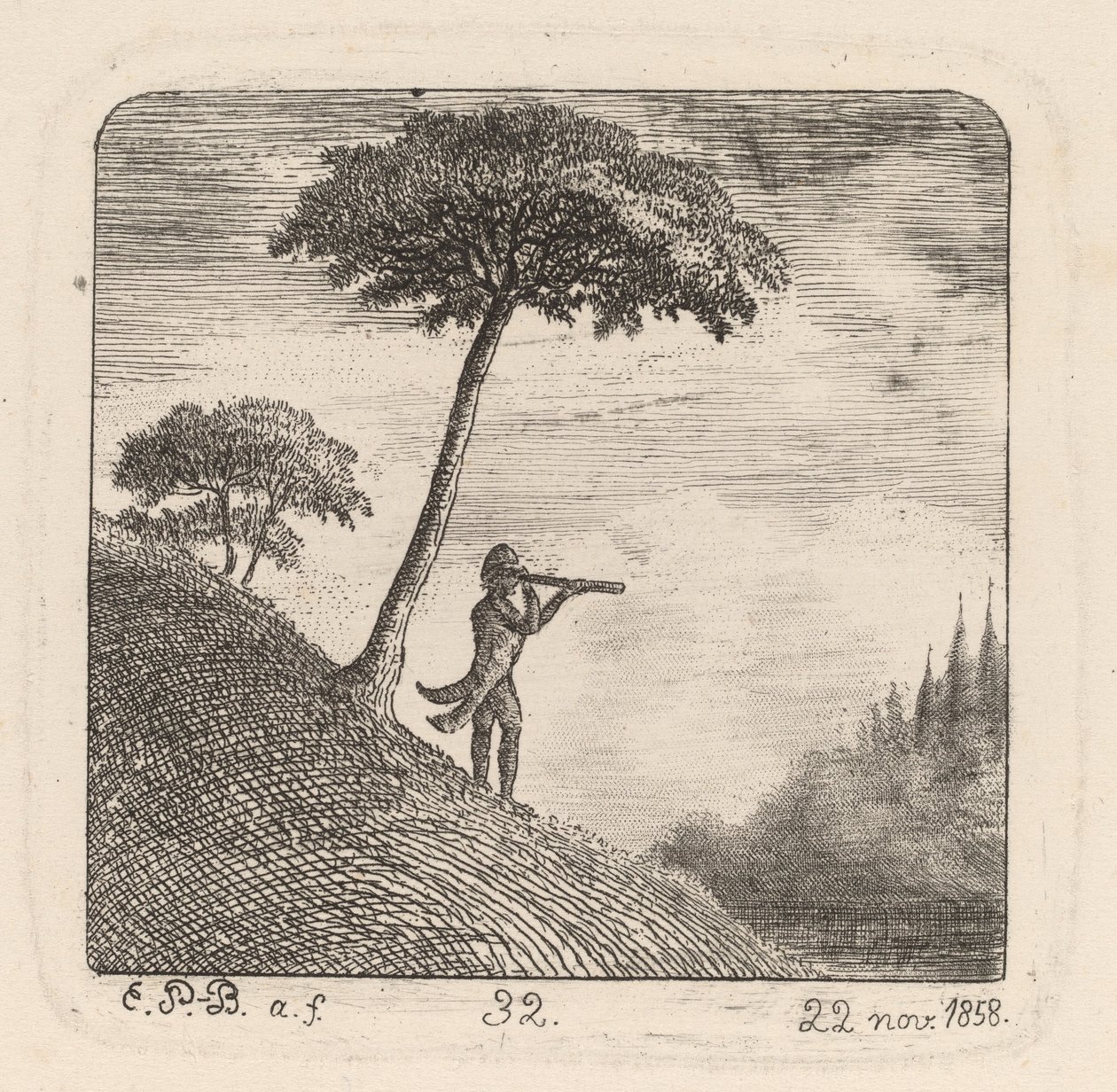 Turysta autorstwa Emmanuel Phélippes Beaulieu
