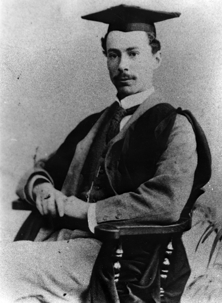 Bertrand Russell, ok.1895 autorstwa English Photographer