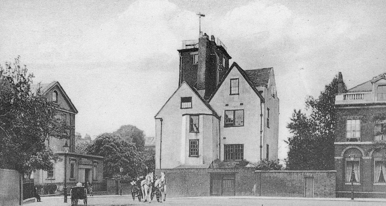Canonbury Tower, Canonbury Square, Islington, ok. 1907 autorstwa English Photographer