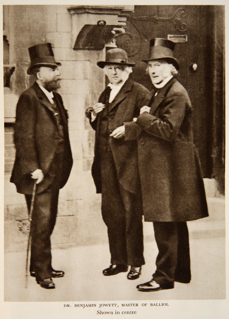 Dr Benjamin Jowett, mistrz Balliol, zdjęcie z The Times (zdjęcie w sepii) autorstwa English Photographer