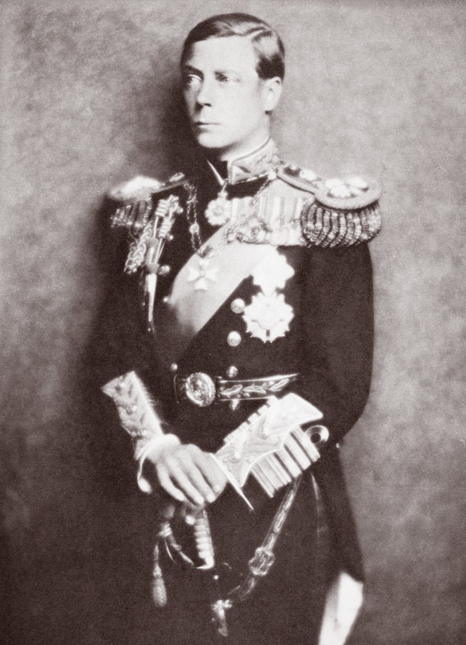 Edward VIII w dniu przystąpienia, 1936 autorstwa English Photographer